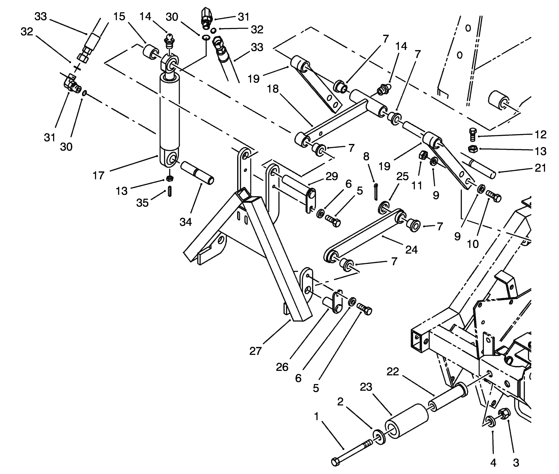 Front Lift System Assembly