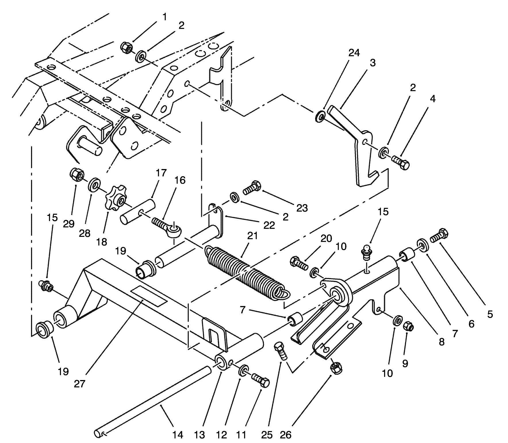Center Lift (Fixed and Floating Cutting Units Models 02100 and 02101)