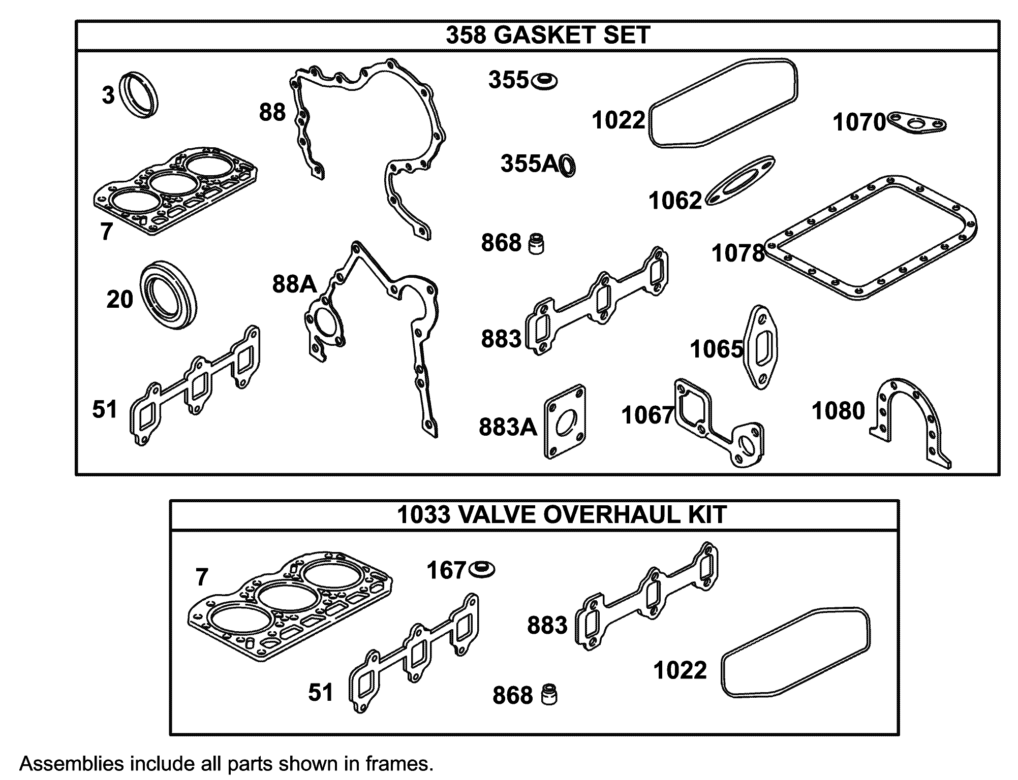 Gasket and Overhaul Kit