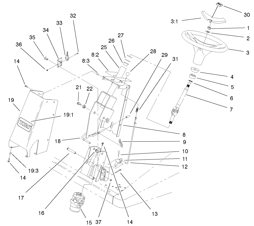 Steering Tower Assembly