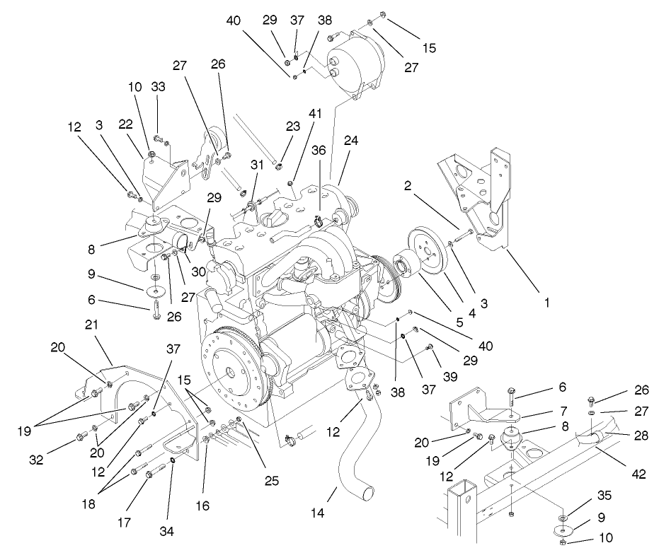 Engine And Fan Drive Assembly