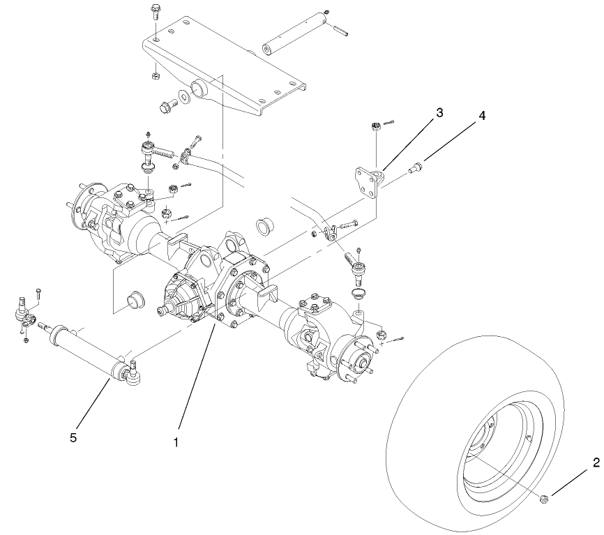 4wd Rear Axle Assembly (model 30302 Only)