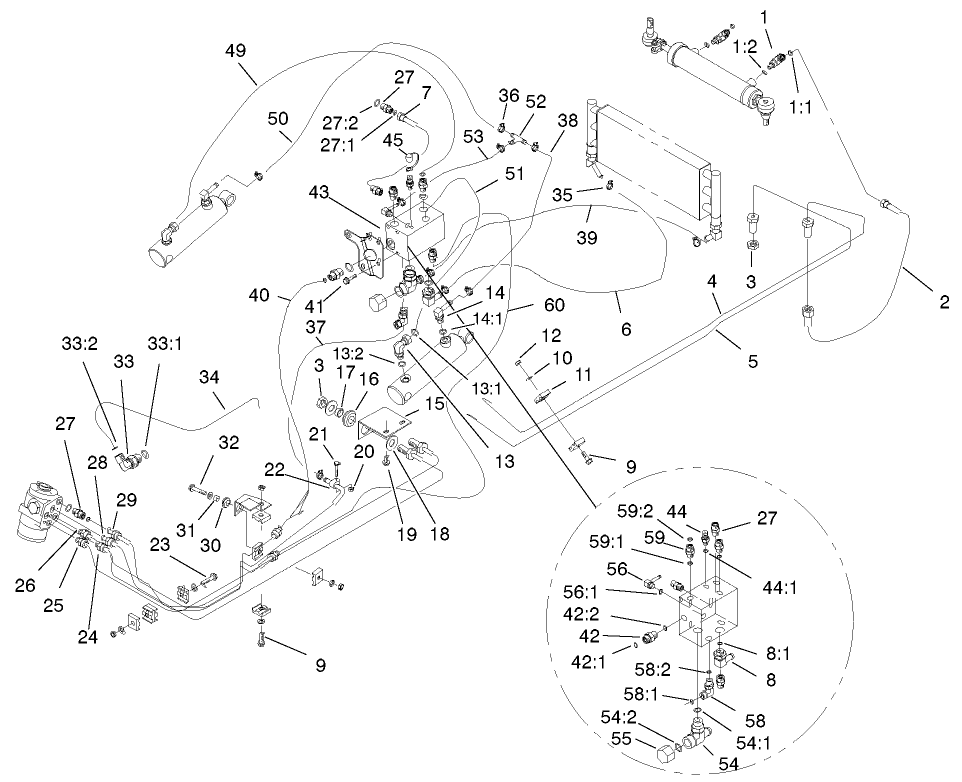 Hydraulic Plumbing Assembly