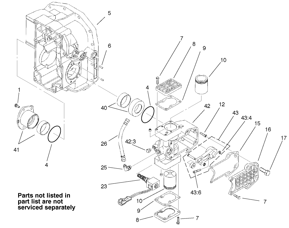 Front Axle Cover Assembly No. 95-2630