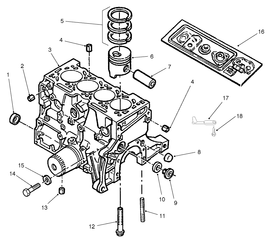 Cylinder Block Assembly