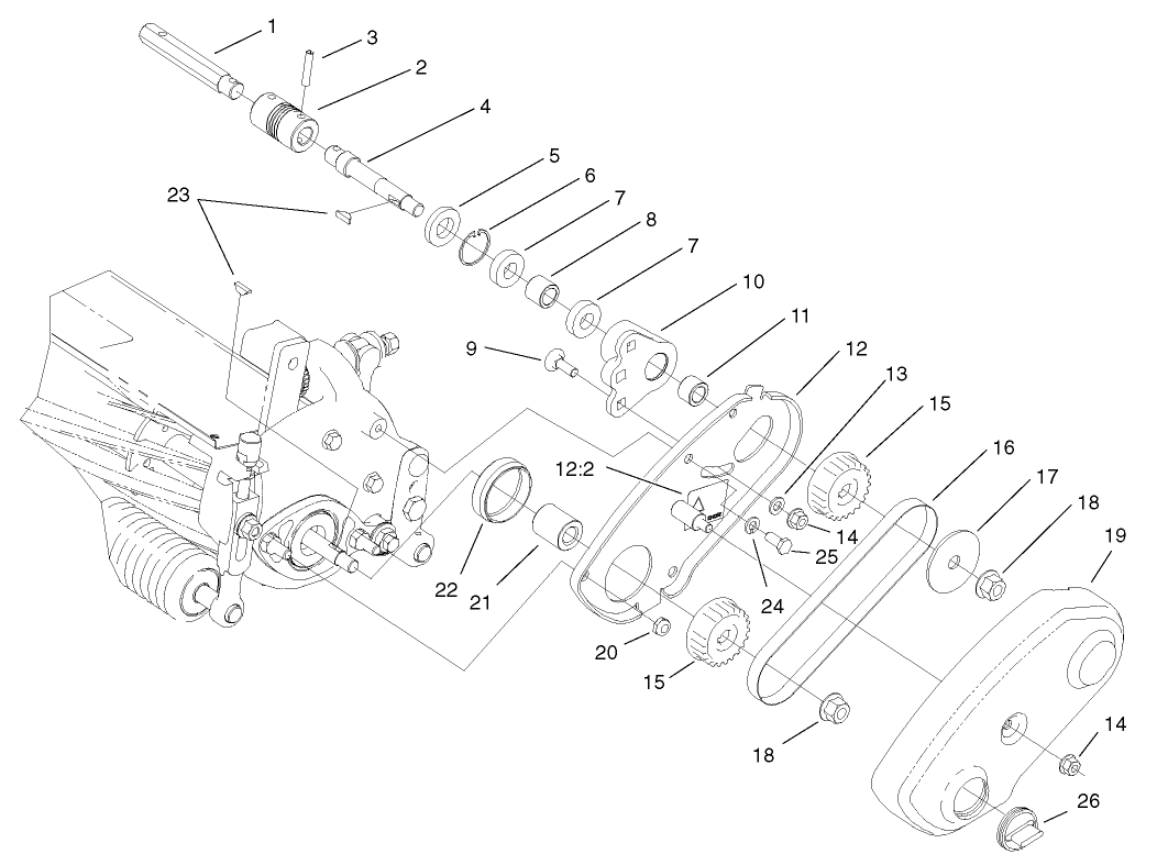 Reel Drive Assembly