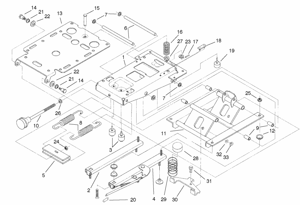 Seat Suspension Assembly No. 75-3000