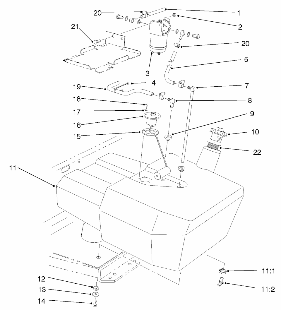 Fuel Tank And Filter Assembly