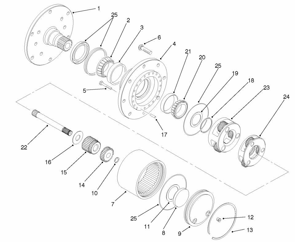 Planetary Drive Assembly #92-7415-03