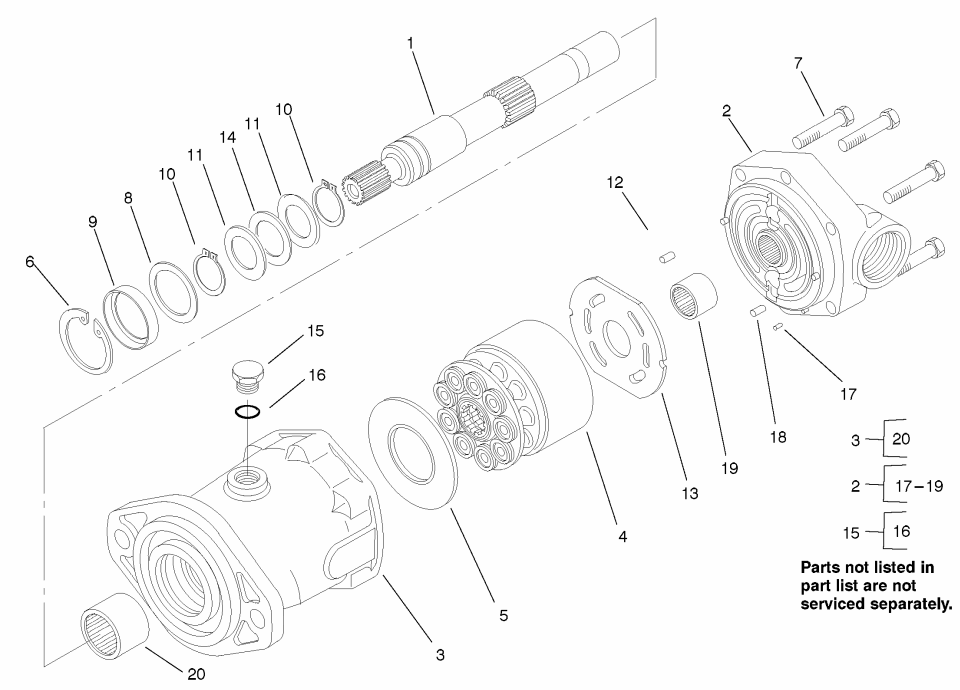 Rh-Hydraulic Motor Assembly #92-7385