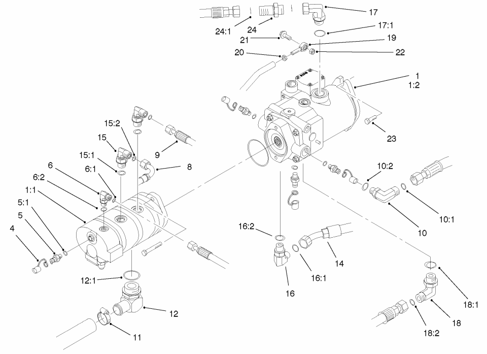 Hydraulic Pump Installation Assembly