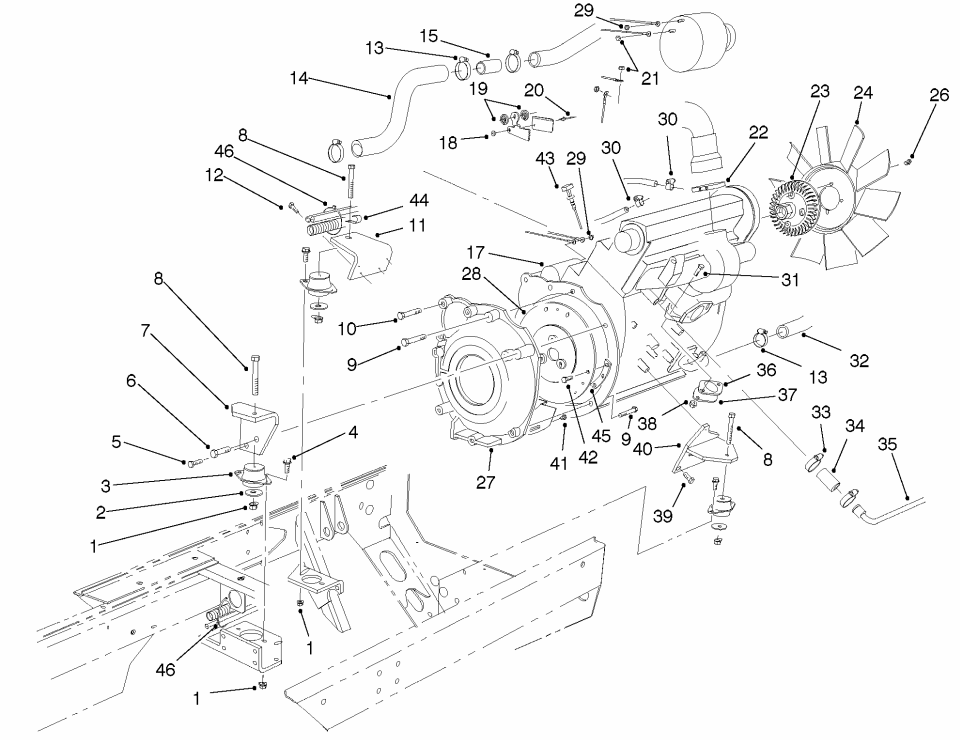 Engine Installation Assembly