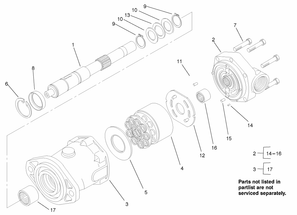 Hydraulic Motor Assembly #92-7386