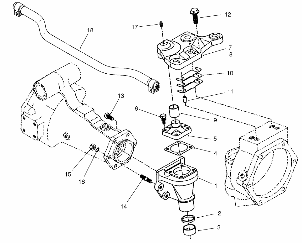Rear Axle Assembly No. 100-3784 (continued) Bevel Gear Case Assembly