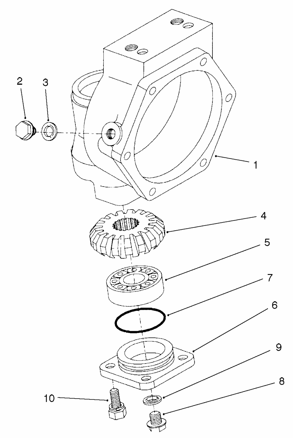 Rear Axle Assembly No. 100-3784 (continued) Axle Case Assembly