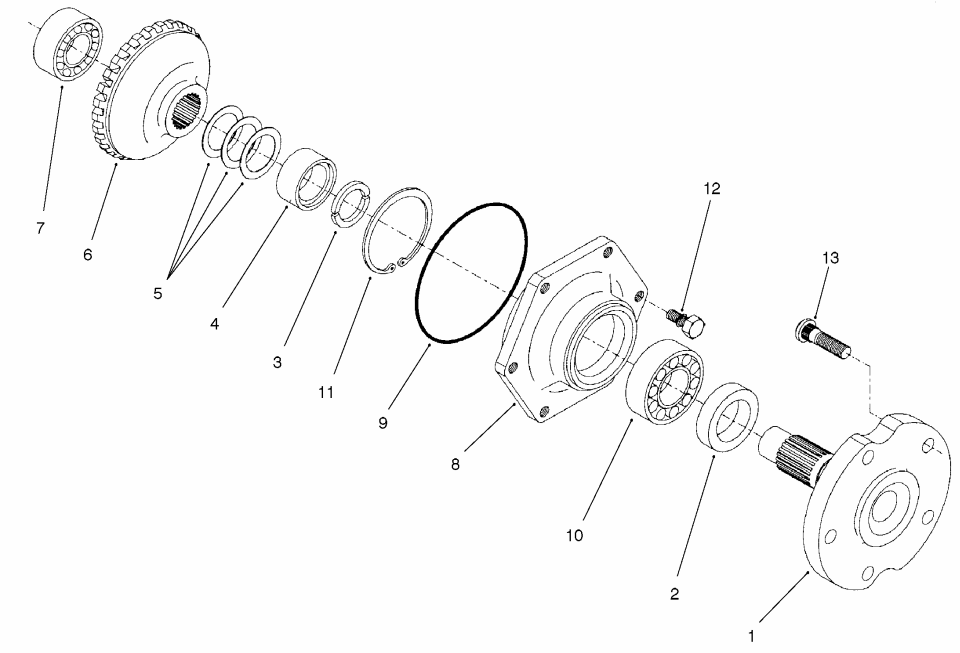 Rear Axle Assembly No. 100-3784 (continued) Axle Assembly