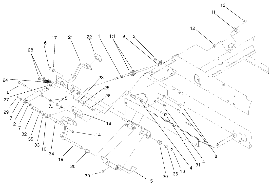 Traction Pedal Assembly