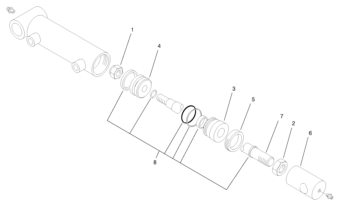 Hydraulic Cylinder Assembly No. 95-8978