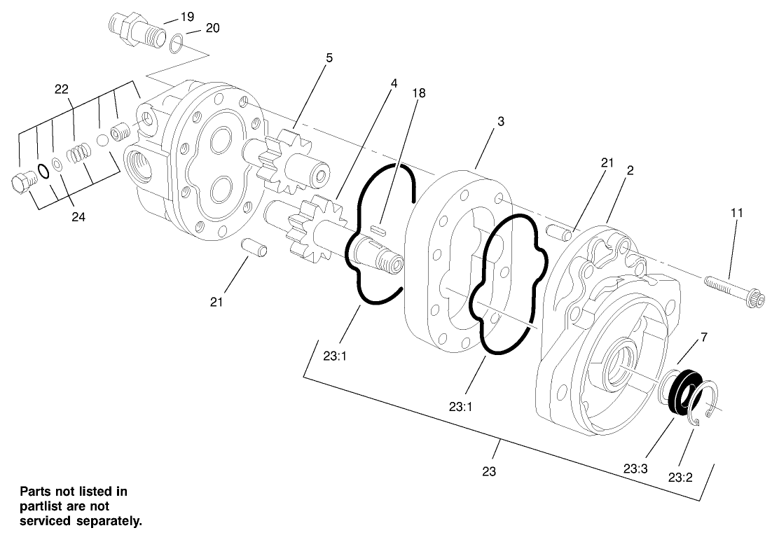 Motor Gear Assembly No. 99-3627