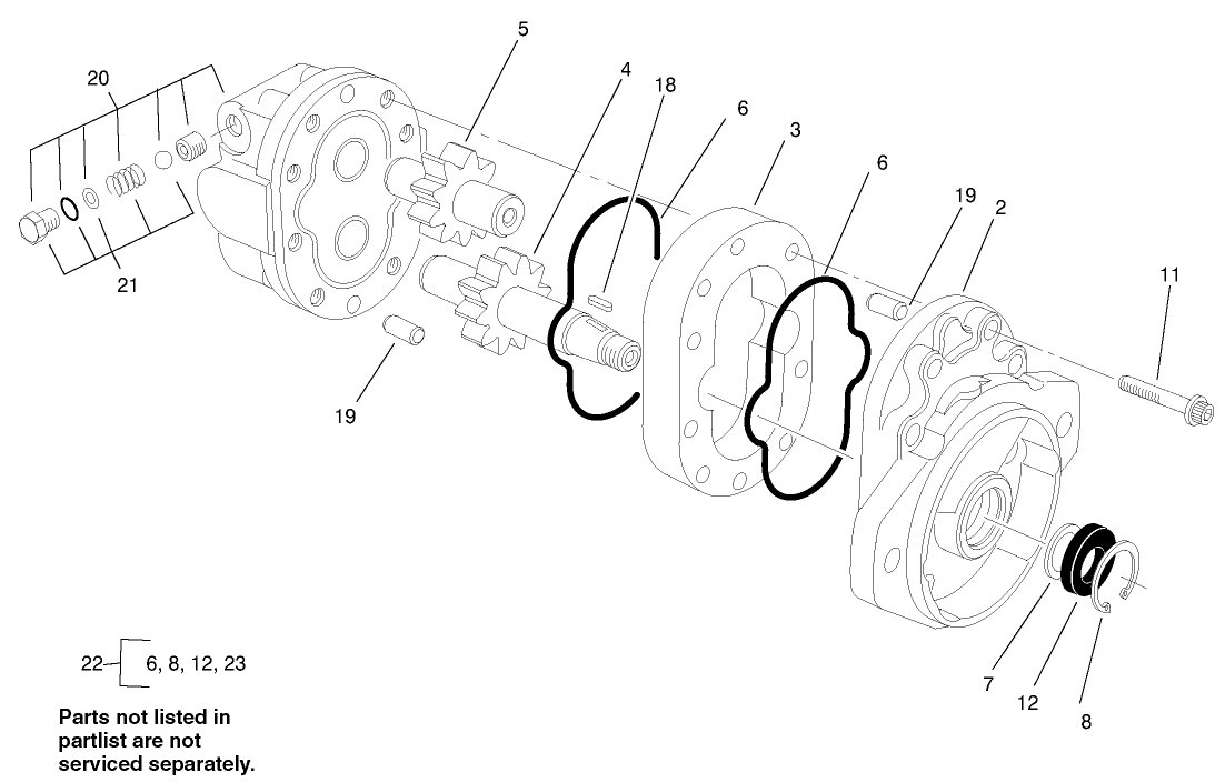 Motor Gear Assembly No. 93-6975