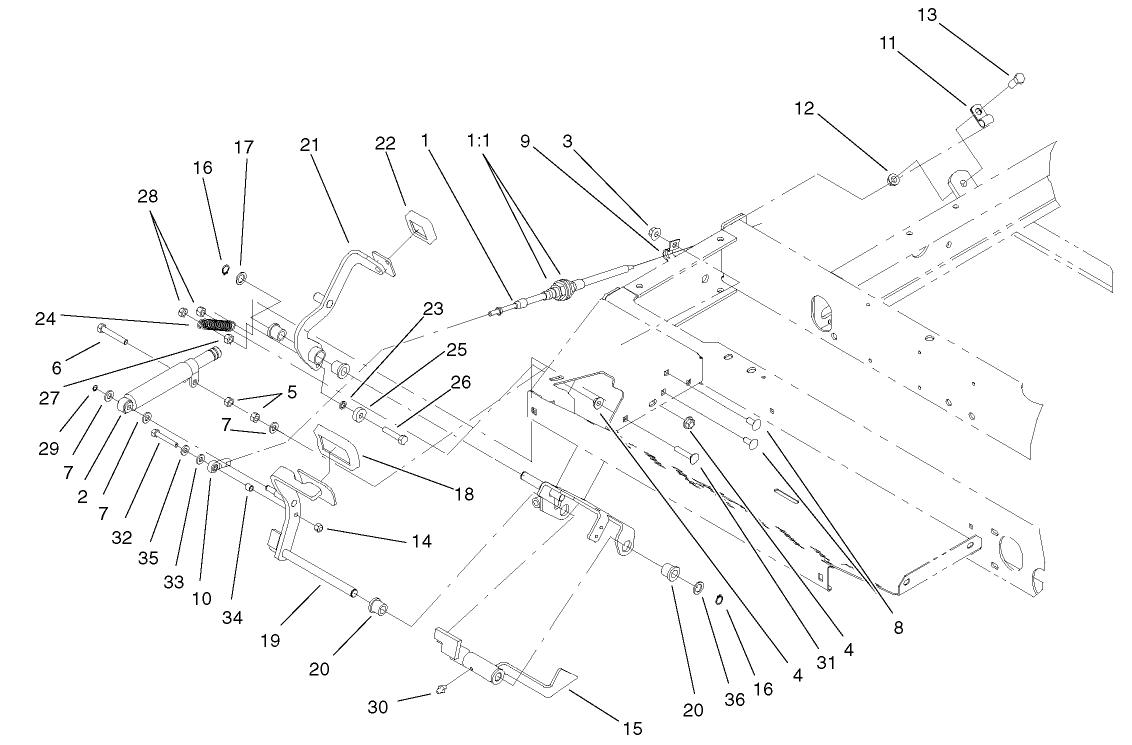 Traction Pedal Assembly
