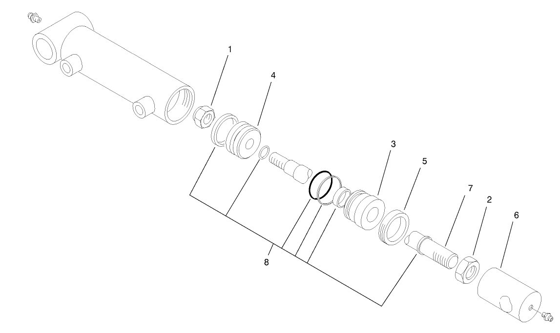 Hydraulic Cylinder Assembly No. 95-8978