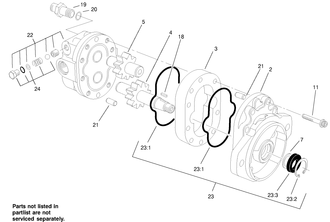 Motor Gear Assembly No. 99-3627