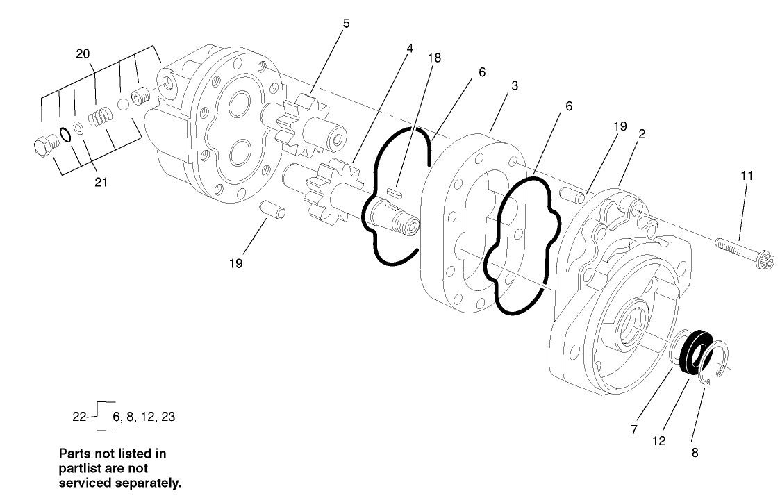 Motor Gear Assembly No. 93-6975