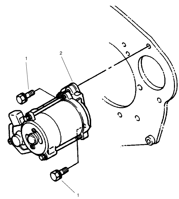 Starter Mount Assembly
