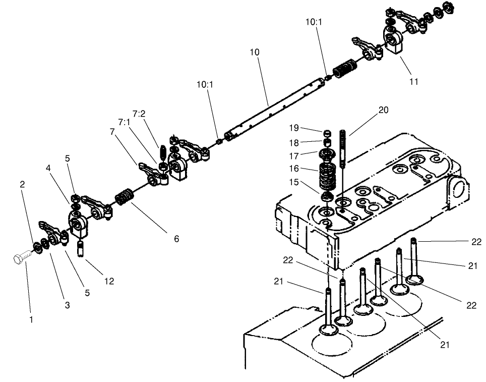 Valve And Rocker Arm Assembly