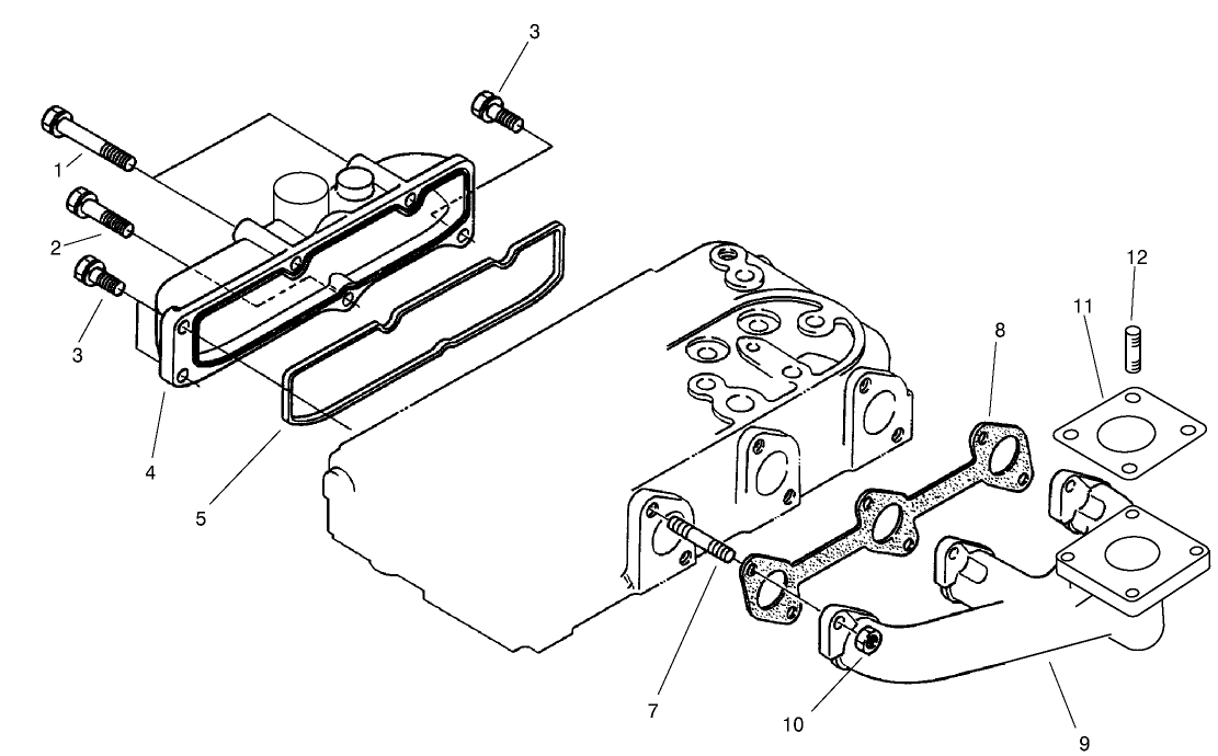 Exhaust Manifold And Gasket Assembly
