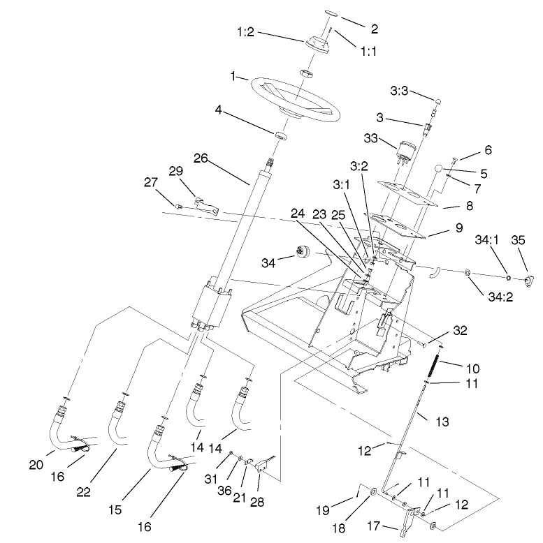 Steering Tower Assembly