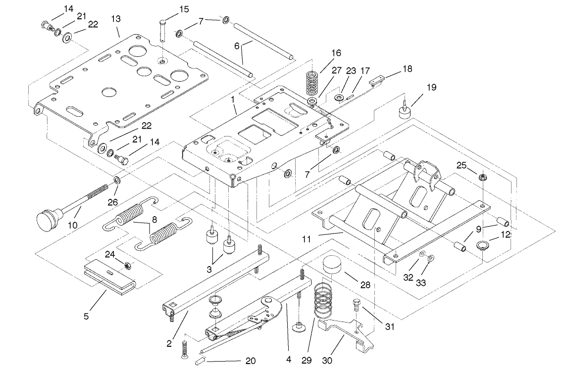 Seat Suspension Assembly No. 75-3000