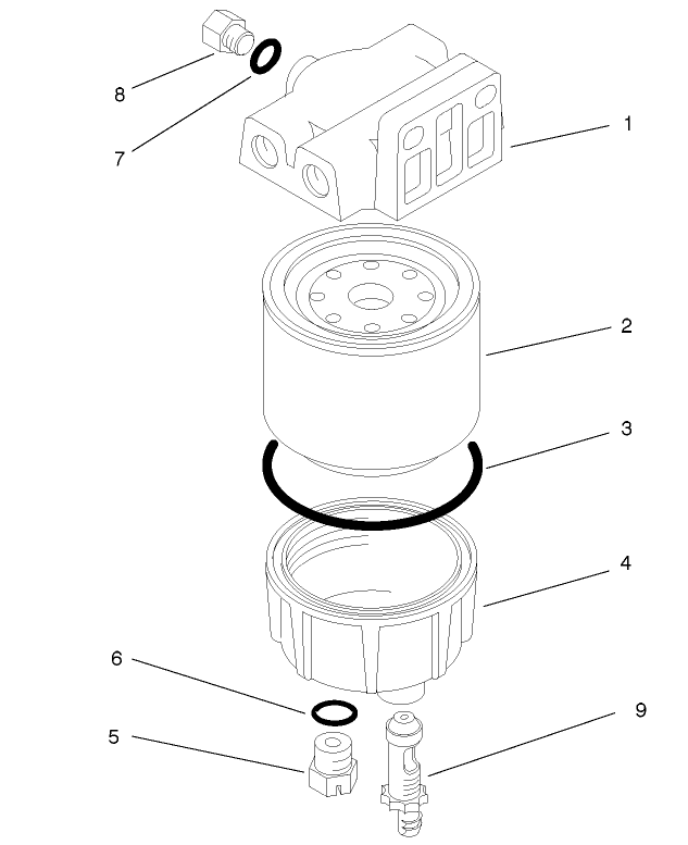Water/fuel Separator Assembly No. 98-9305
