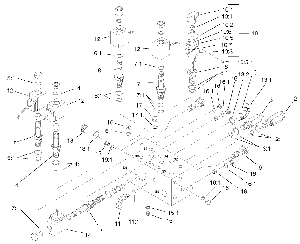 Hydraulic Manifold Assembly No. 98-4579