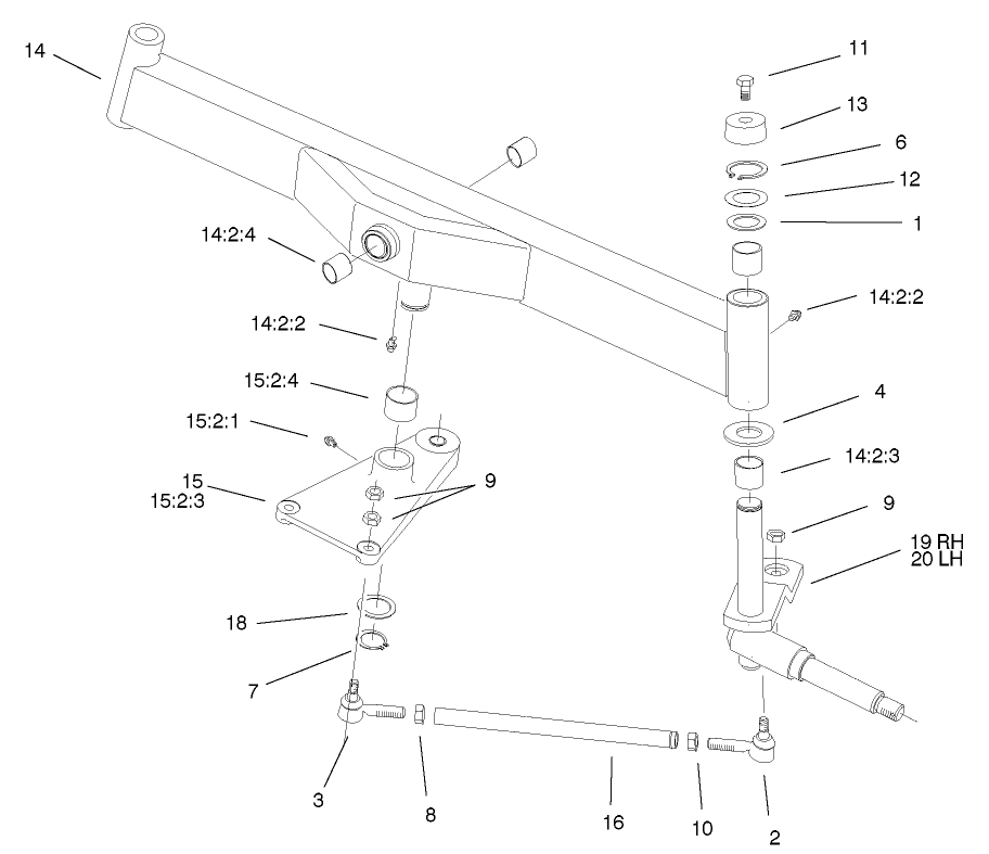 Rear Axle Assembly (model 03540 Only)
