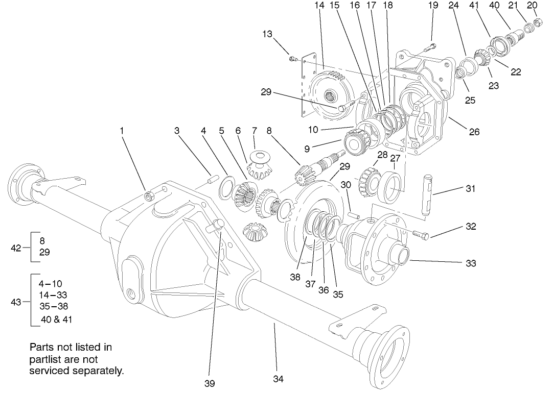 Axle Assembly No. 99-6981-03