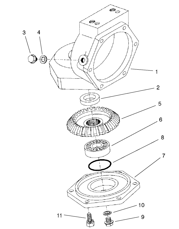 Rear Axle Assembly No. 98-3925 (continued) Axle Case Assembly