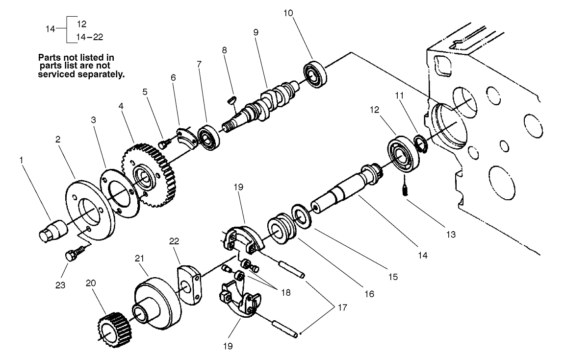 Fuel Camshaft Assembly
