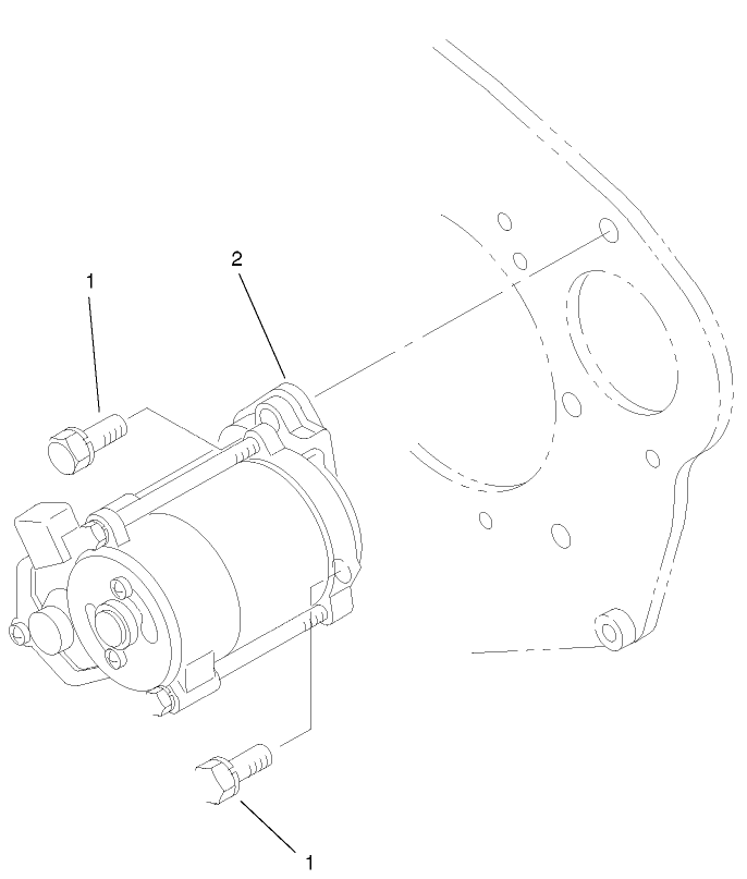 Starter Mount Assembly