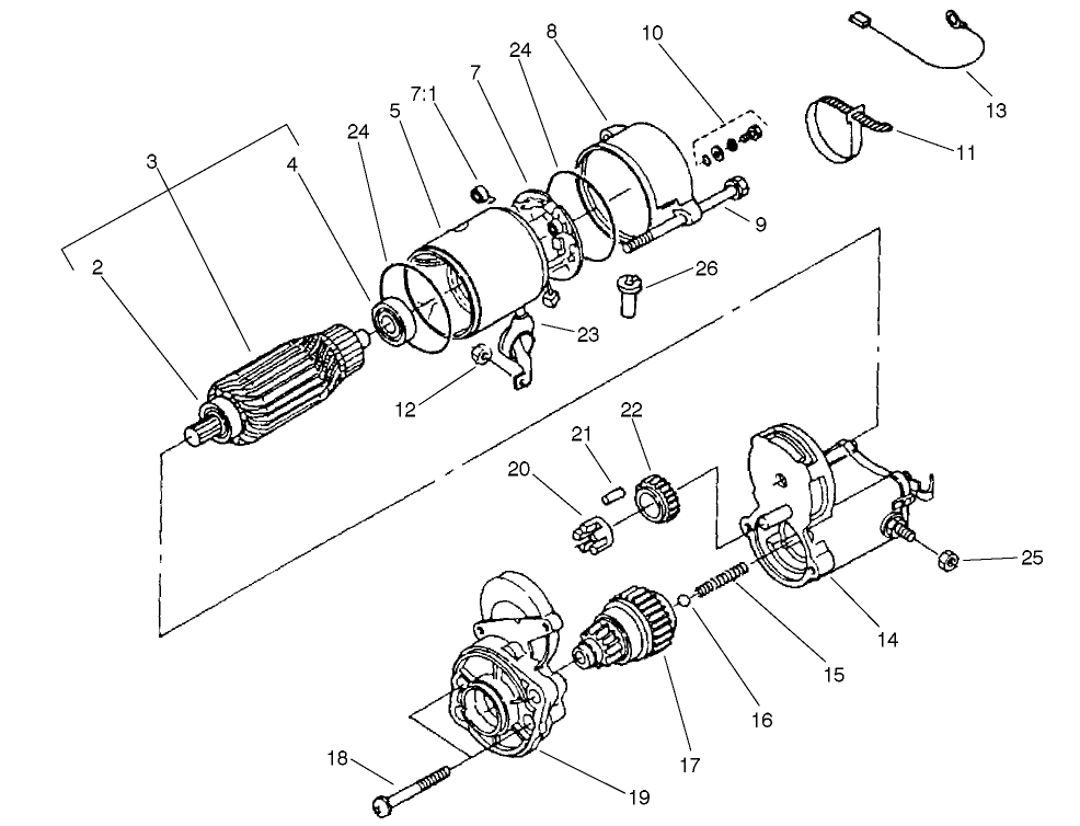 Starter Assembly No. 98-9705