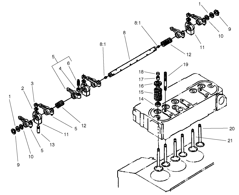 Valve And Rocker Arm Assembly