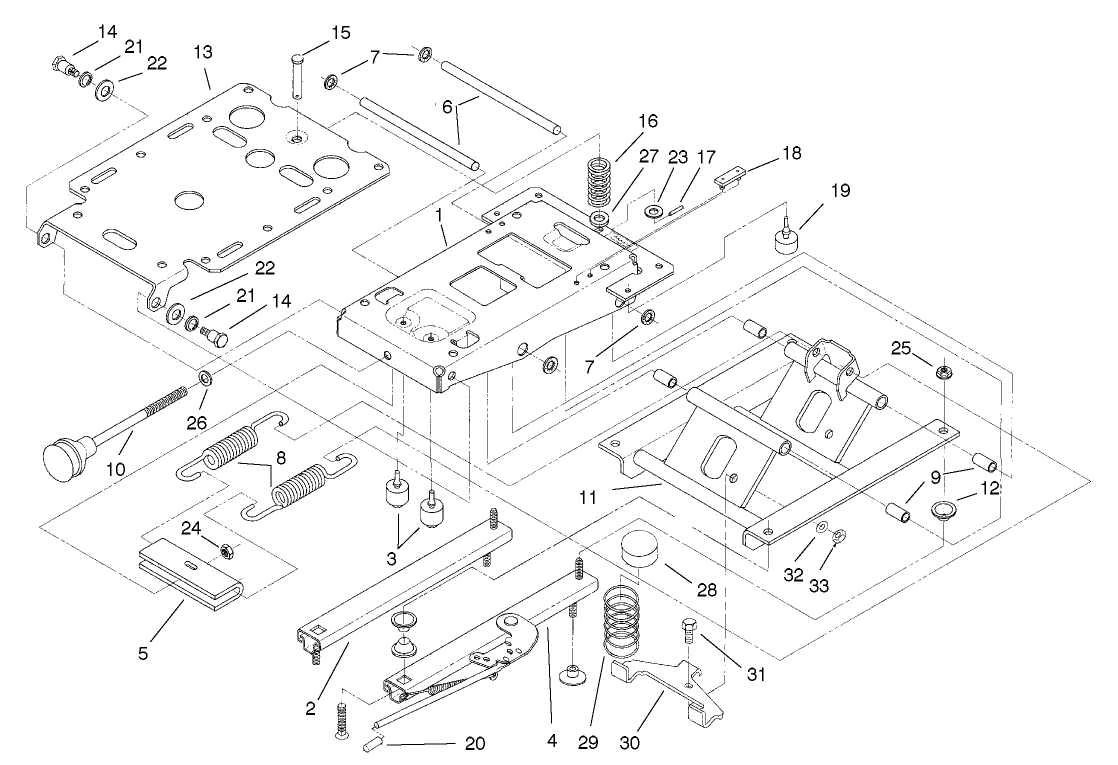 Seat Suspension Assembly No. 75-3000