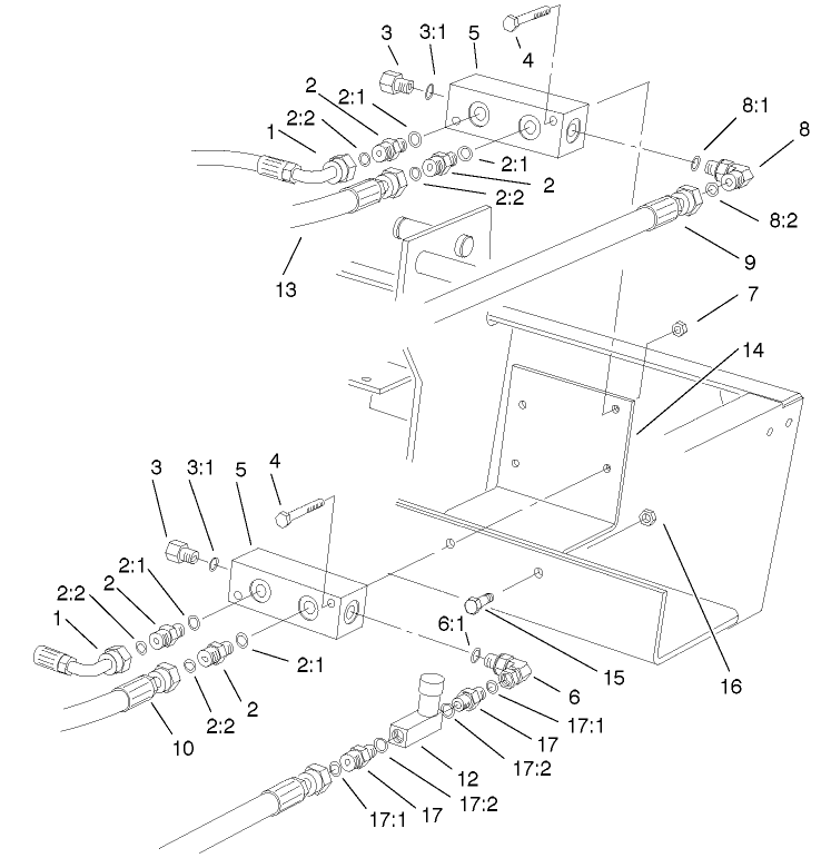 Rear Hydraulic Manifold Assembly