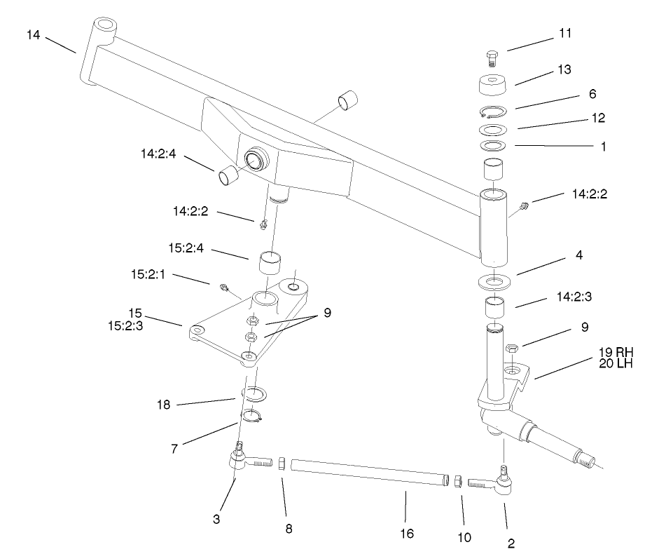 Rear Axle Assembly (model 03543 Only)