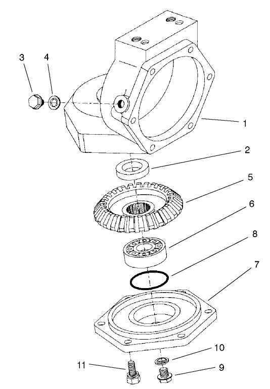 Rear Axle Assembly No. 98-3925 (continued) Axle Case Assembly