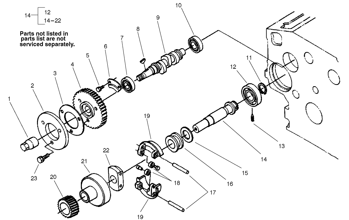 Fuel Camshaft Assembly