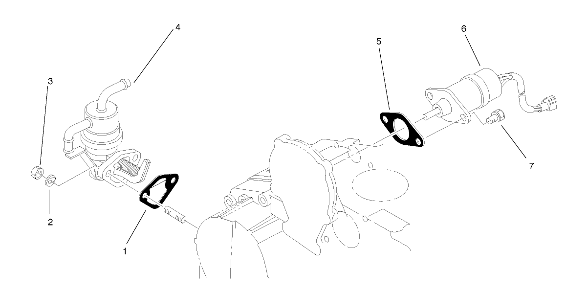 Stop Solenoid And Fuel Pump Assembly
