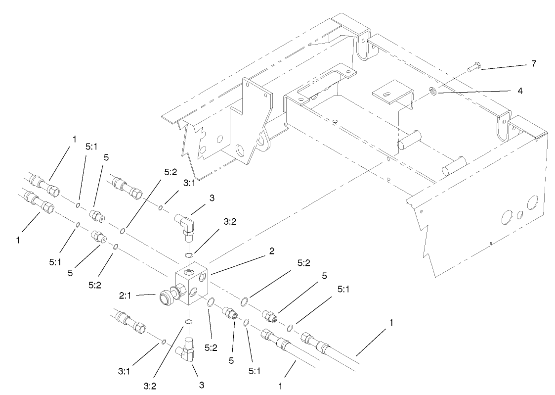 Rear Hydraulic Manifold Assembly