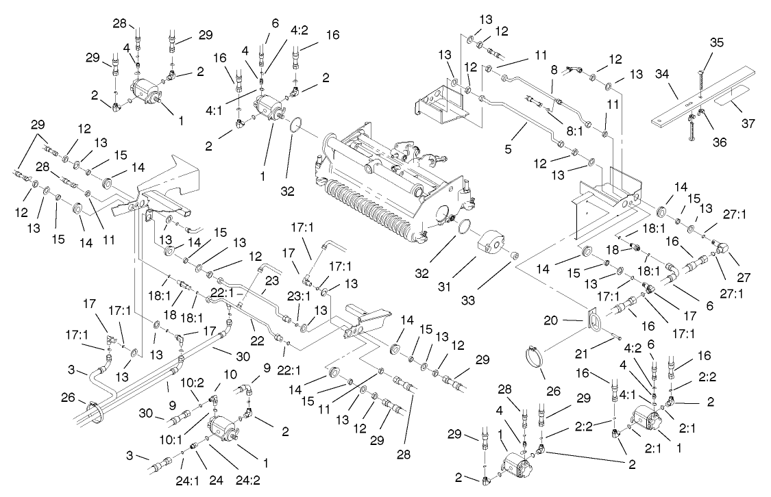 Reel Motor And Hose Assembly